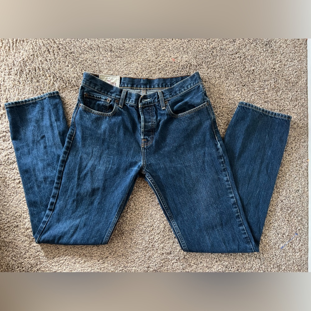Hollister Mens jeans button fly sized 32/32